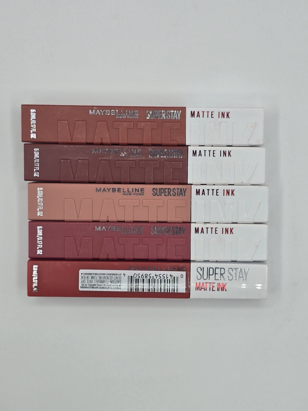 Maybelline SuperStay Matte Ink Liquid Lipstick Set - Rose, Mauve, Nude Tones - Picture 3 of 4